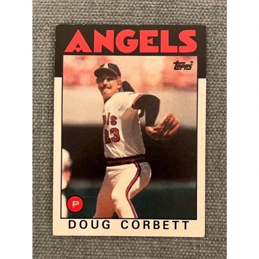 1986 Topps Anaheim Angels Baseball Card Trading Card